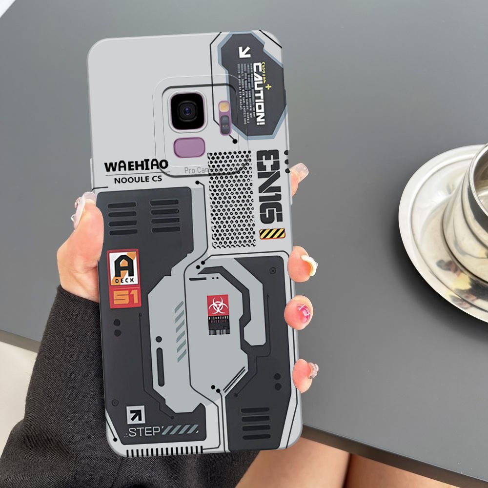 [BC01] Case Untuk Samsung S9 - Motif Mesin CPU Cyberpunk - Softcase Pro Camera, Casing HP, Pelindung