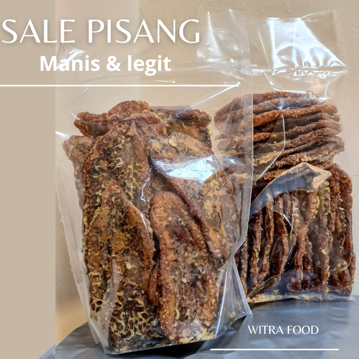 

Pisang Sale Original 250Gr/500Gr/1 Kg Cemilan Sale Pisang Lidah Manis Saleh Kering Original TERMURAH