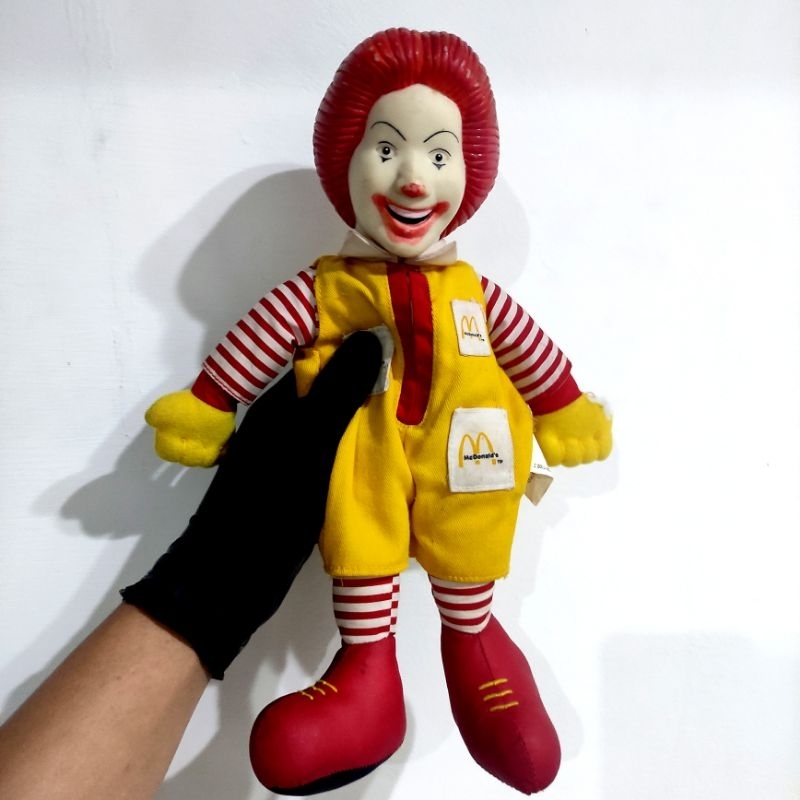 Boneka Happy Meals Ronald McDonald Vintage Ori ©2000 Collector Item RARE