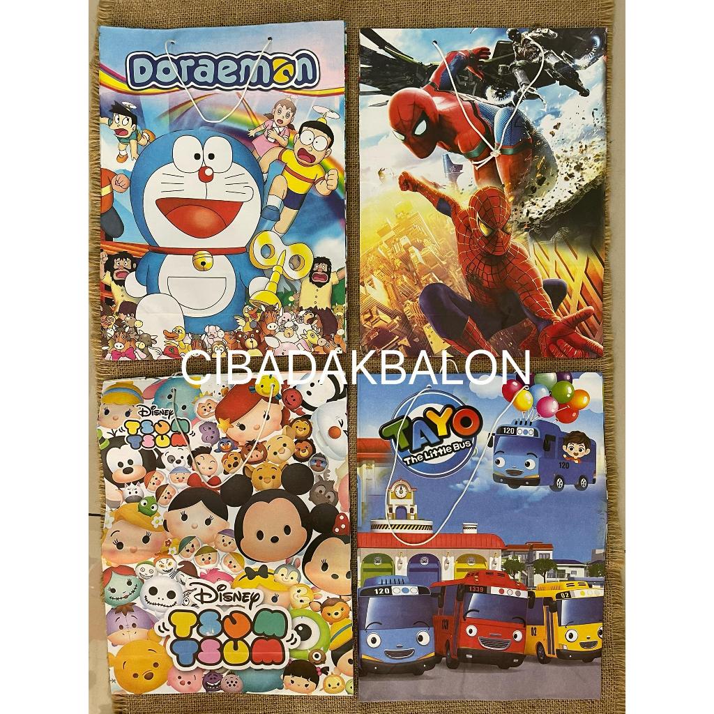 

Paper Bag Karakter / Paperbag Ulang Tahun HBD / Kantong Kado / Gift Bag / Goodie Bag / Birthday Bag