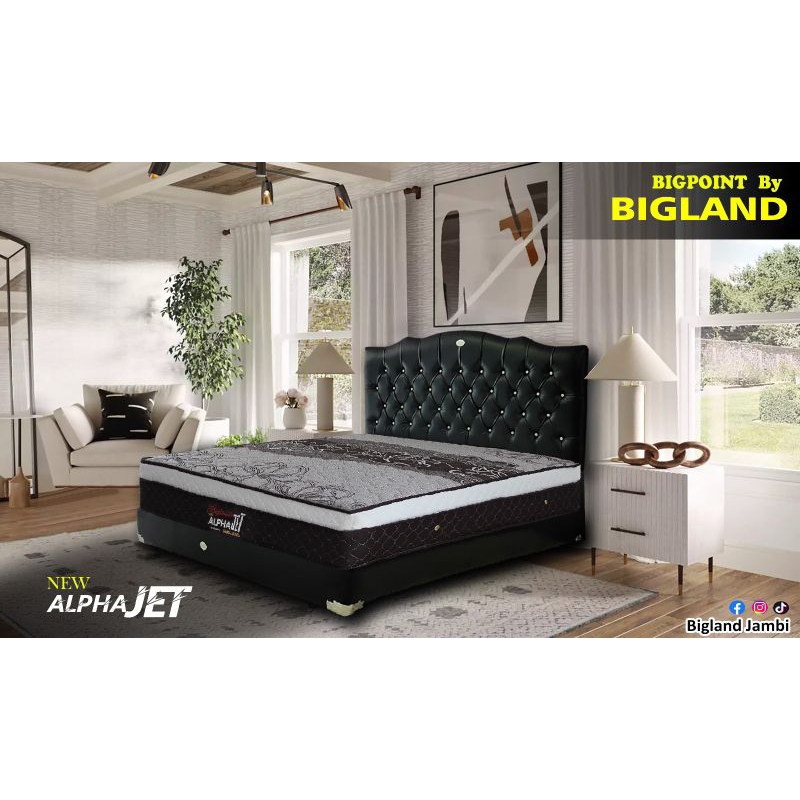 kasur matras bigland bigpoint alphajet plush top 180x200 no 1