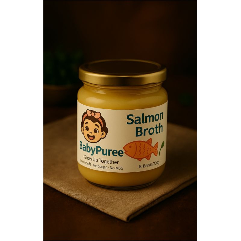 

Kadu Salmon Mpasi / Kuah Kaldu Salmon