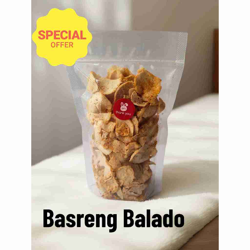 

Basreng Balado Krispi Bandung renyah gurih lezat