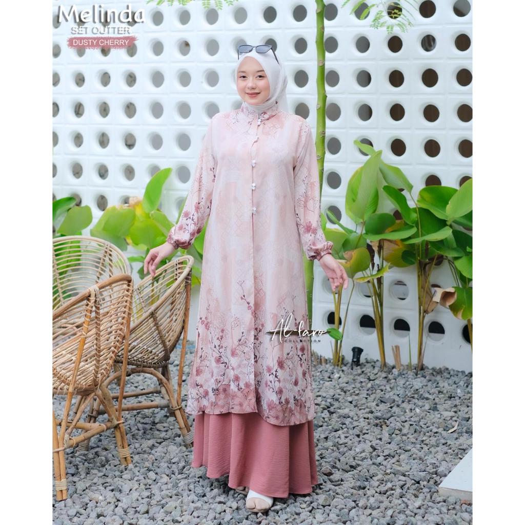 GAMIS SET OUTER SYAFIRA MELINDA ORIGINAL ALFARO DRESS SYARI ORIGINAL muslimah style fashion