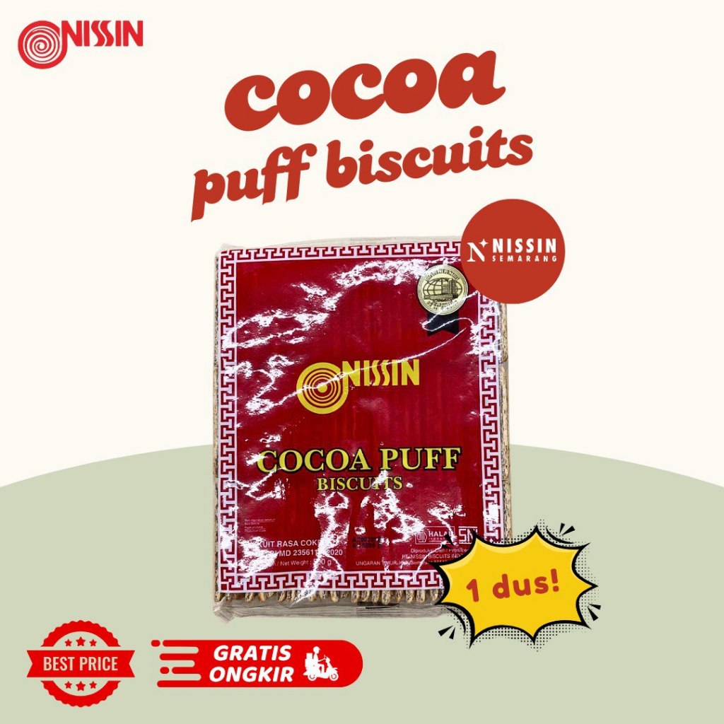 

1 Dus Nissin Khong Guan Cocoa Puff isi 10pak