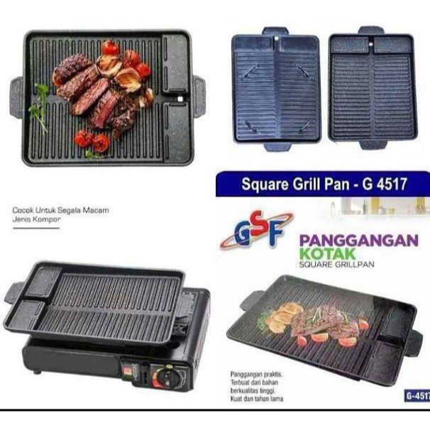 PANGGANGAN KOTAK SQUARE GRILLPAN GSF / GSF PANGGANGAN BBQ
