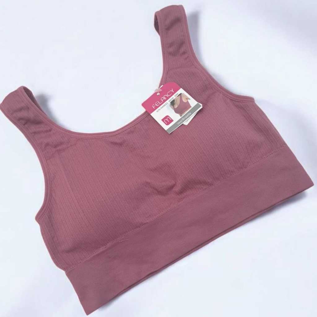 BH Sport Wanita FELANCY 040022 - Tanpa Kawat - Tanpa Kait - Size M - Sport Bra Felancy