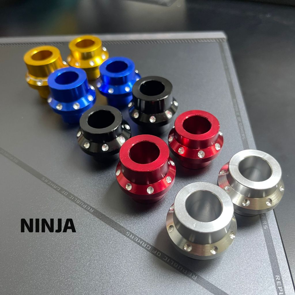 Panca Motor Bushing As Gear Box Roda Depan Set Kanan Kiri KAWASAKI NINJA R SS Full CNC