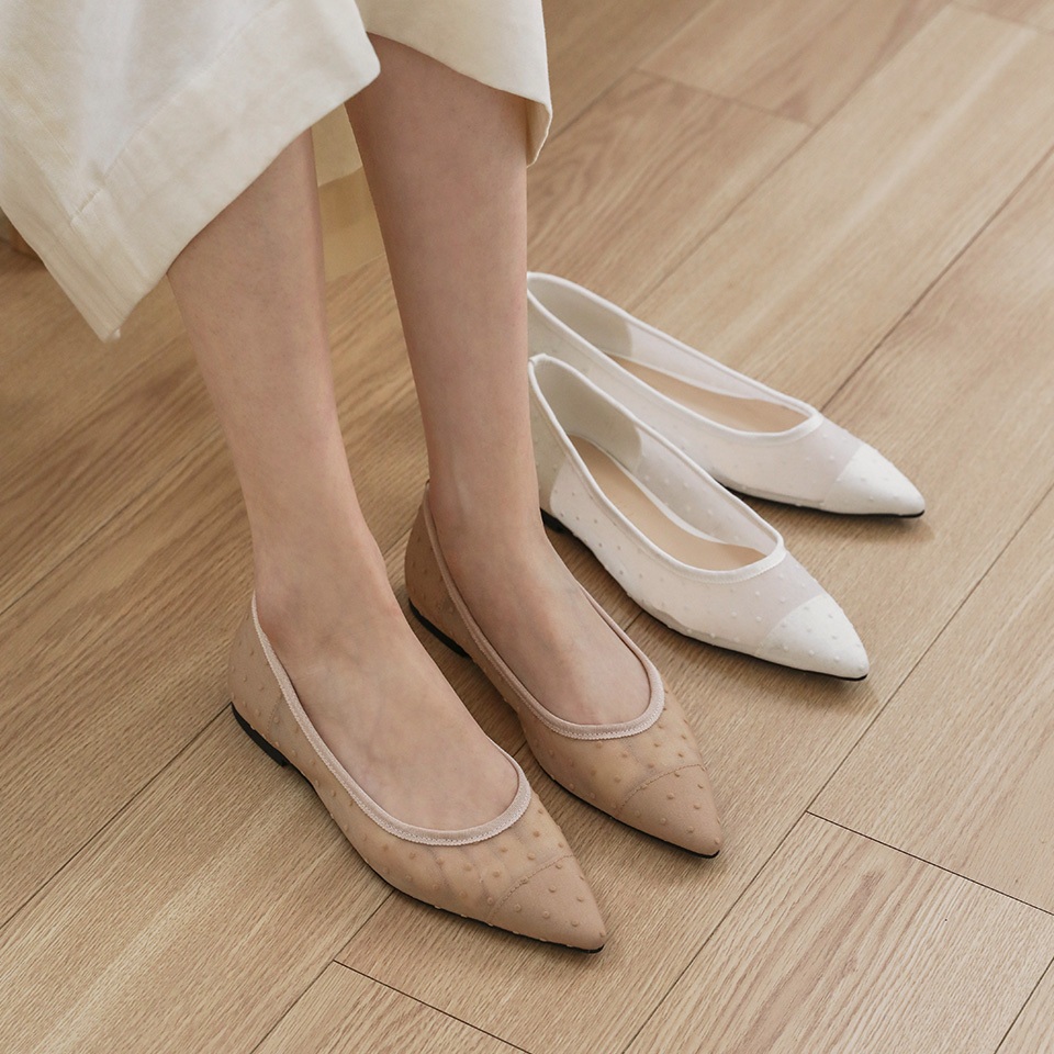 SAPPUN Stella Mesh Flats 1cm