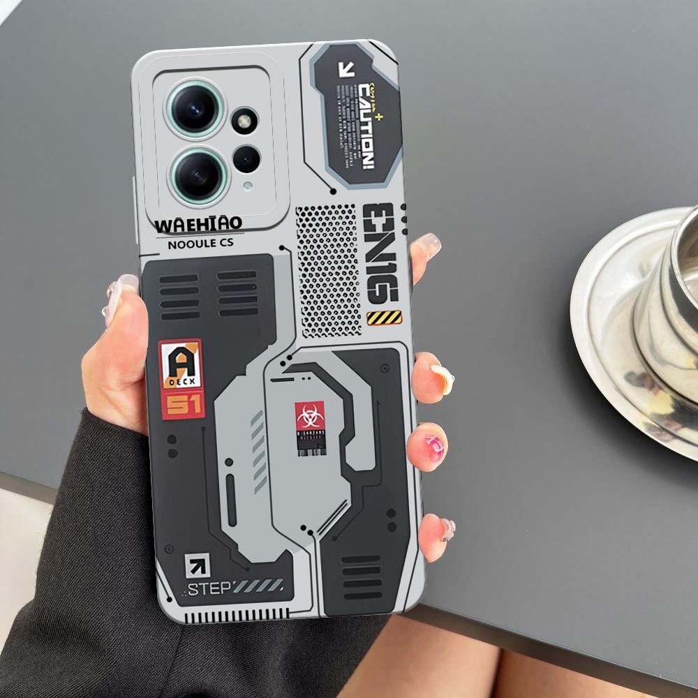 [BC01] Case Untuk Xiaomi Note 12 - Motif Mesin CPU Cyberpunk - Softcase Pro Camera, Casing HP, Pelin