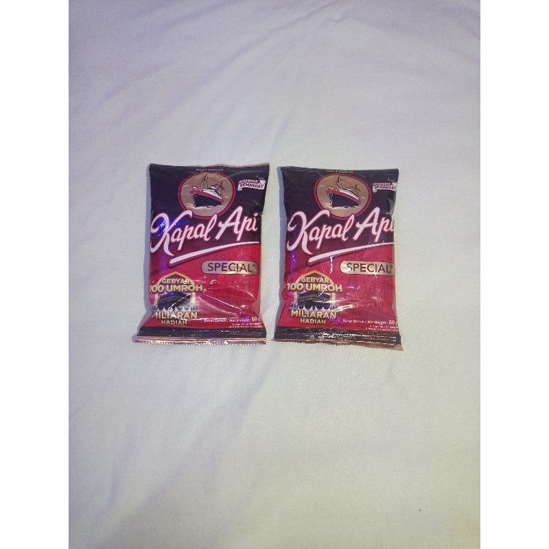 

kopi kapal api spesial kemasan 60 gr 1 sashet