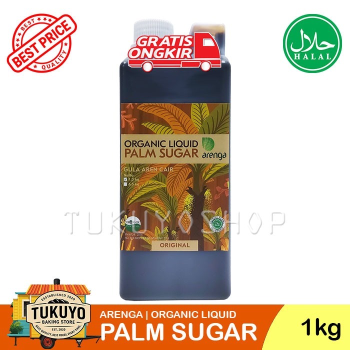 

Gula Aren Organik Cair Arenga 1 kg Organic Palm Sugar Gula Liquid - Plastic Bottle