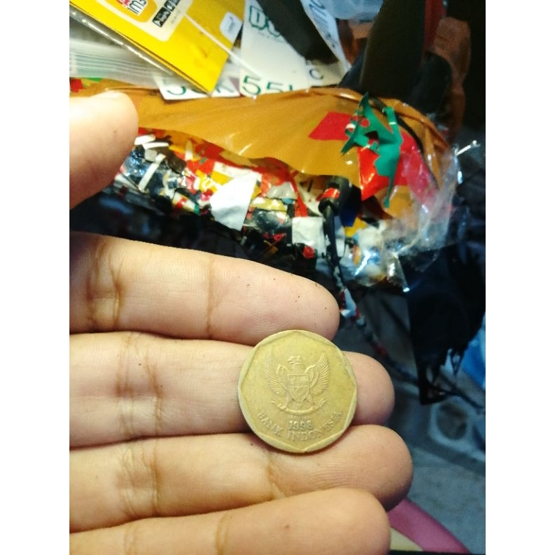 logam 100 rupiah tahun 1998
