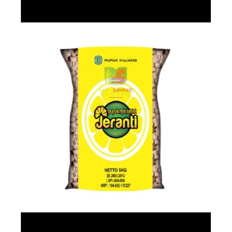 pupuk super  NPK tablet jeranti 5 kg