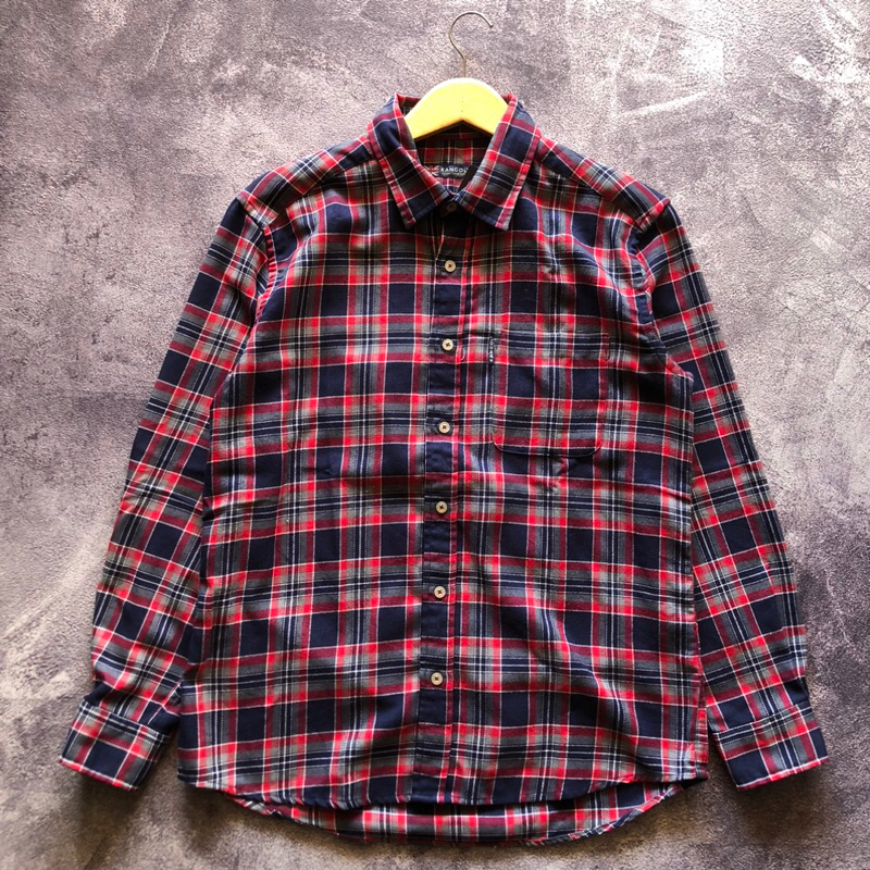Outer Veterano Flannel KANGOL Second Size L,flanel veterano second flanel second