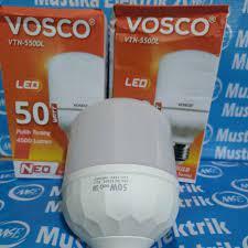 <KSE> VOSCO LAMPU LED SENSOR CAHAYA 20w/ 30W CAHAYA PUTIH LIGHT SENSOR