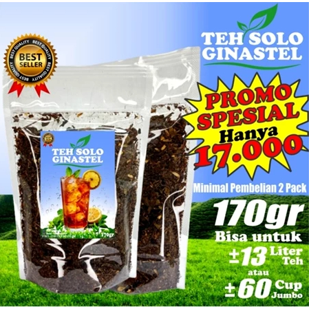 

Racikan Teh Khas Solo 160gr Wangi Sepet Kentel Wasgitel Teh Giwang