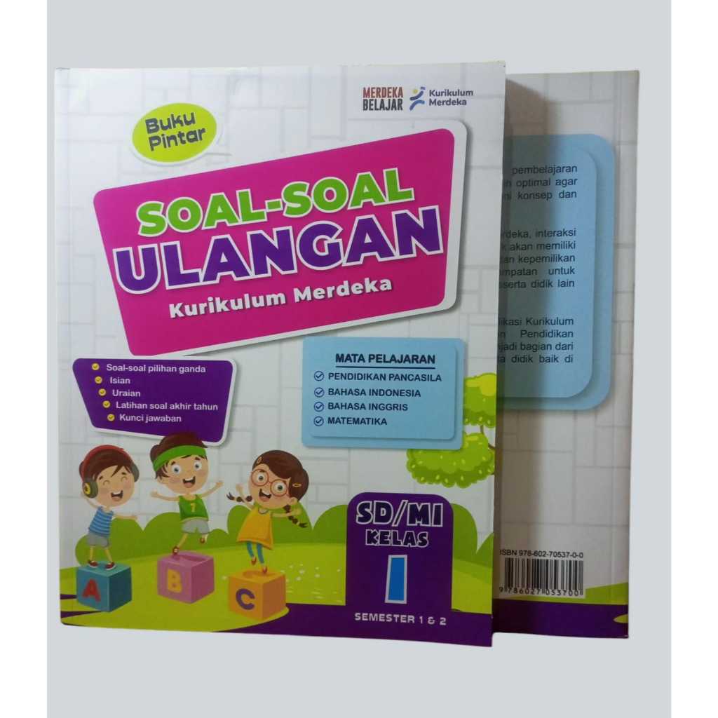 Buku Pintar Soal Soal Ulangan Kelas 1 Kurikulum Merdeka - Duta Prestasi