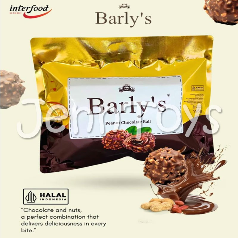 

BARLY'S Peanut Chocolate Ball Cokelat Bulat Bola Coklat Isi Peanut Hazelnut Coklat