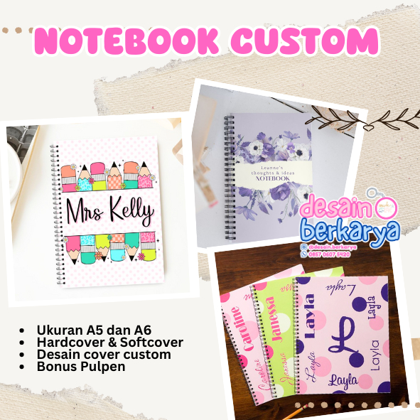 

notebook custom | hadiah nikahan wisuda desain suka suka