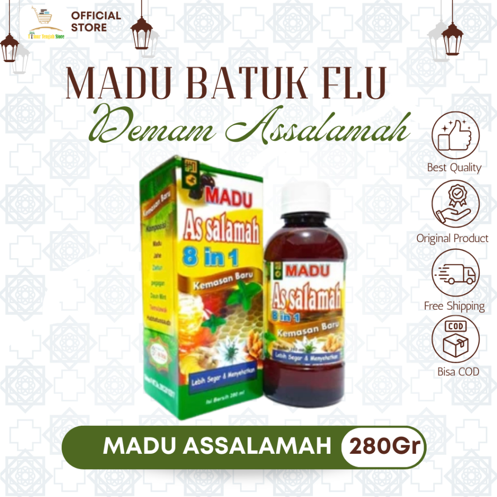 

Madu As Salamah 8 in 1 Solusi Batuk dan Flu