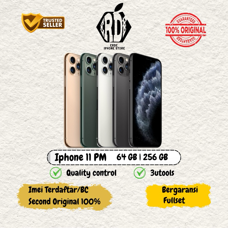 Iphone 11 Pro Max | 64 GB | 256 GB | Second Original Resmi Beacukai