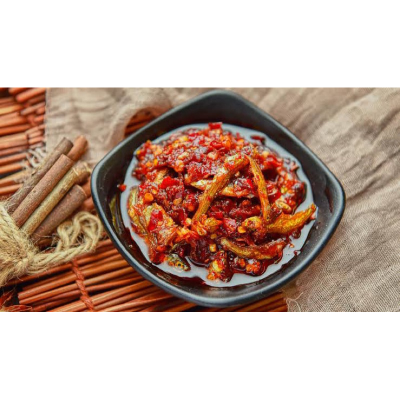 

SAMBAL TERI NUSANTARA 100gr ENAK MURAH NIKMAT FRESH