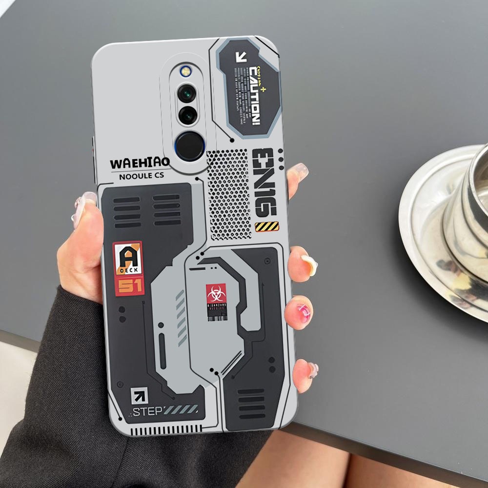 [BC01] Case Untuk Xiaomi Redmi 8 - Motif Mesin CPU Cyberpunk - Softcase Pro Camera, Casing HP, Pelin