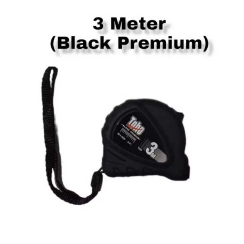 Meteran TOHO 3M Black Premium/Meteran Tukang 3M TOHO