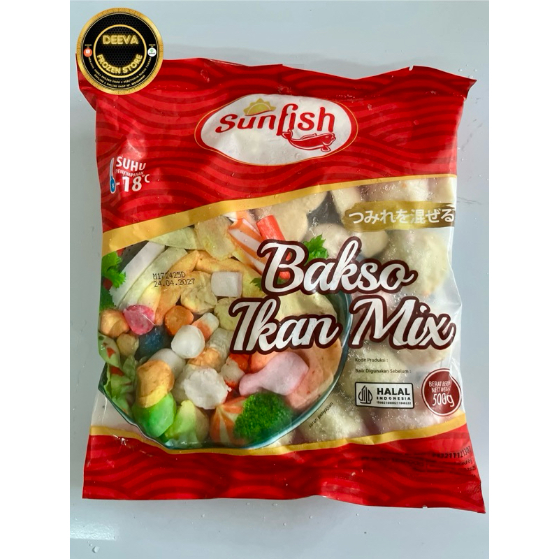 

Sunfish bakso ikan mix 500gr
