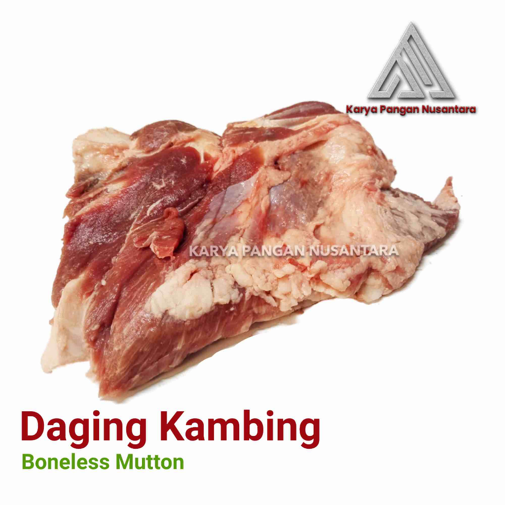 

DAGING KAMBING TANPA TULANG BONELESS MUTTON FRESH FROZEN