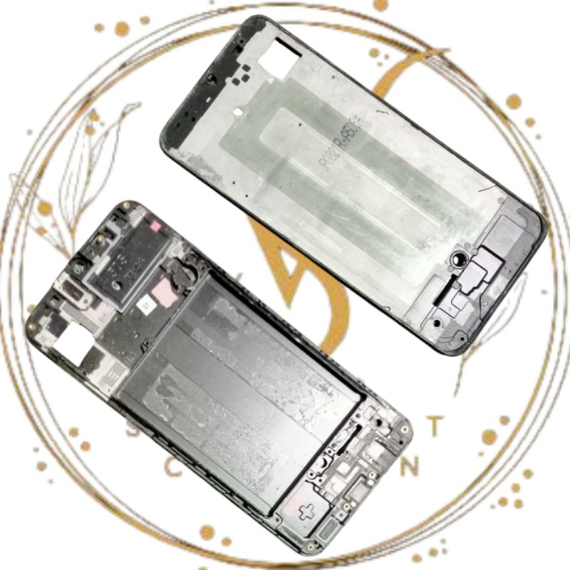 Frame Samsung A50s -Tatakan Lcd /Tulangan Tengah / Bezel - Ori Copotan