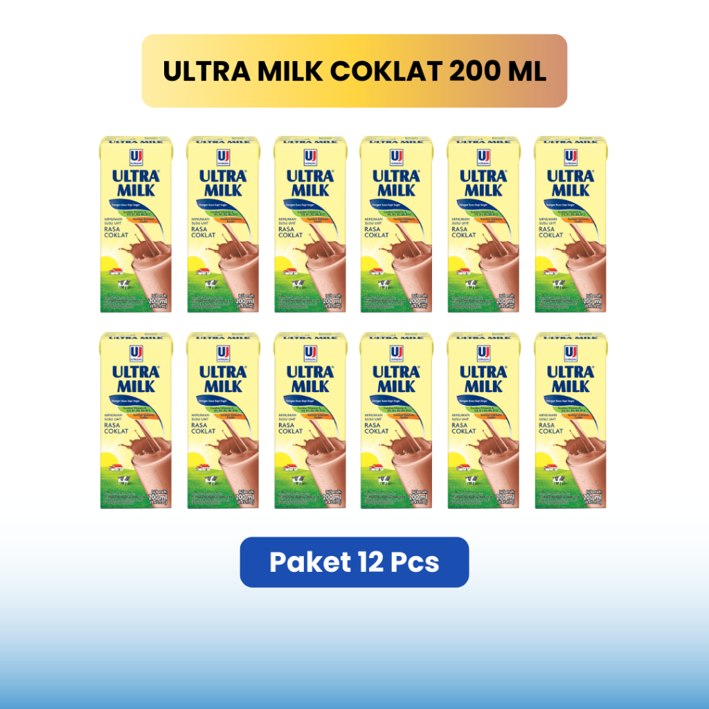 

Jual Susu Ultra Milk Rasa Coklat 200 ml Paket 12 Pcs