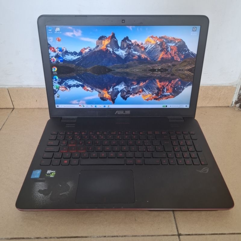 Laptop Asus Rog G551JW, Core i7-4750HQ, Dobble Vga Nvidia Geforce 960M, Ram 16Gb Ssd 128Gb Hdd 1Tb