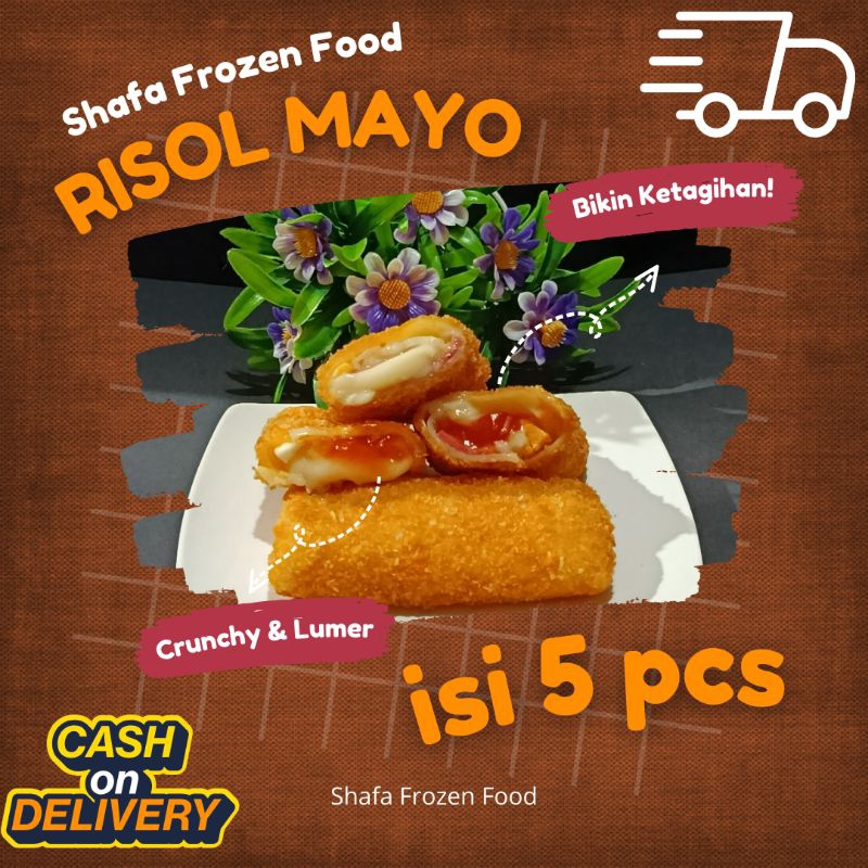 

Risol Mayo satu pack isi 5 pcs (FROZEN)