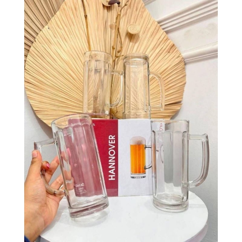 GELAS CITINOVA HANNOVER 4 PCS MUG GELAS KACA SET KADO