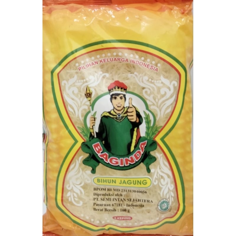 

Baginda Bihun Jagung ( Isi 2 Keping 160 gram)