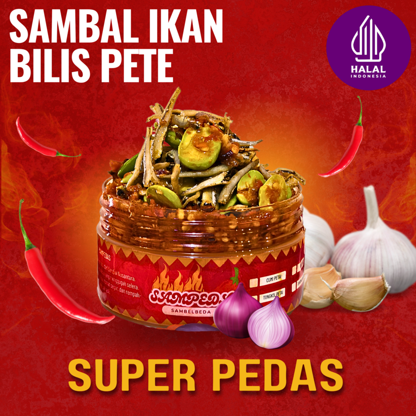 

Sambal Pedas - Sambal Ikan Bilis Pete - Sambal Spesial