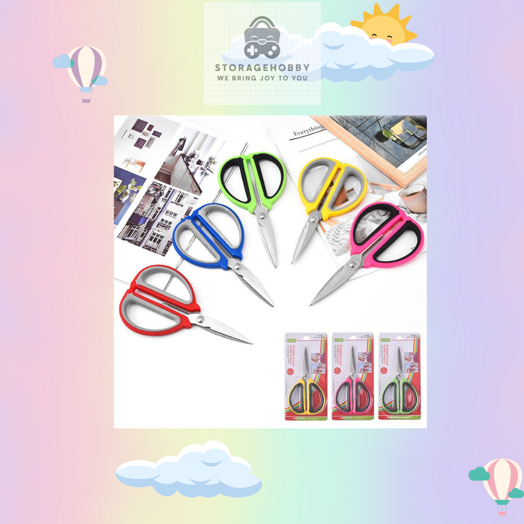 

[STORAGE] Gunting Kertas Kain Benang Gunting Rumah Sekolah Kantor Scissors / Gunting