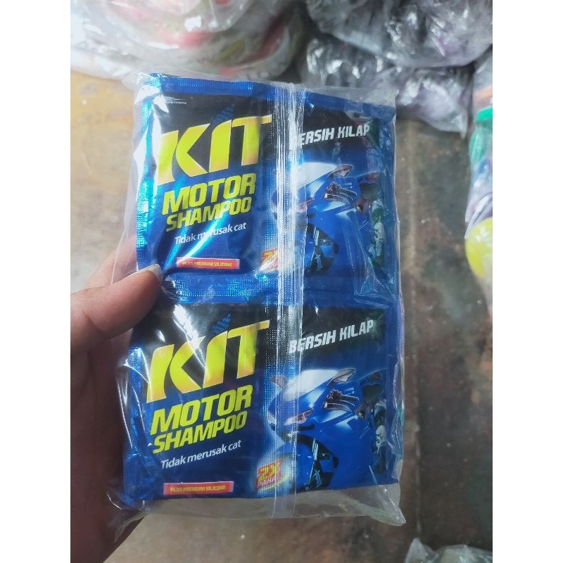 1pack atau 24pcs KIT shampo motor saset