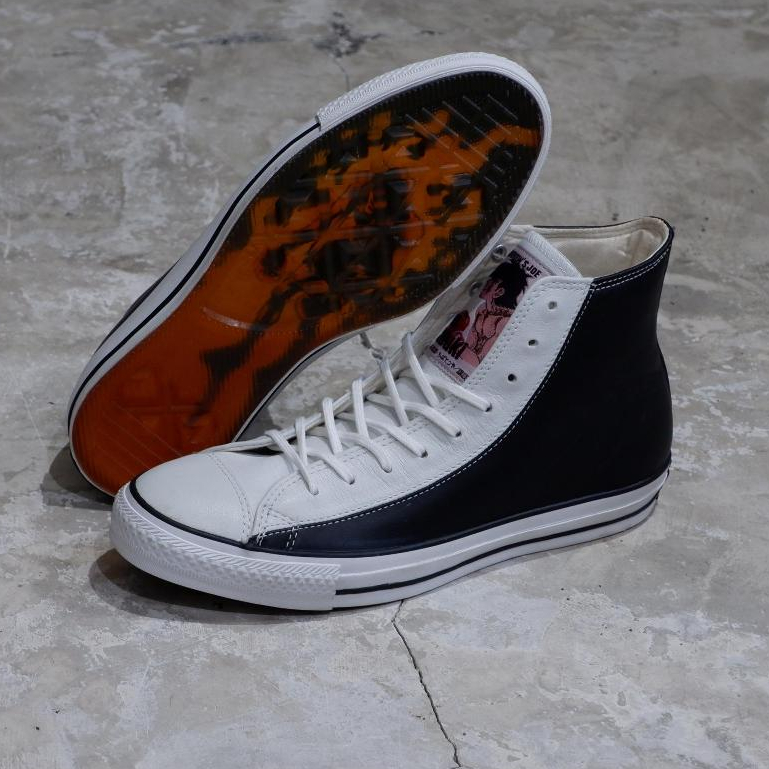 ASHITA NO JOE ( TOMORROW JOE ) X CONVERSE CHUCK TAYLOR ALL STAR HI LEATHER BLACK