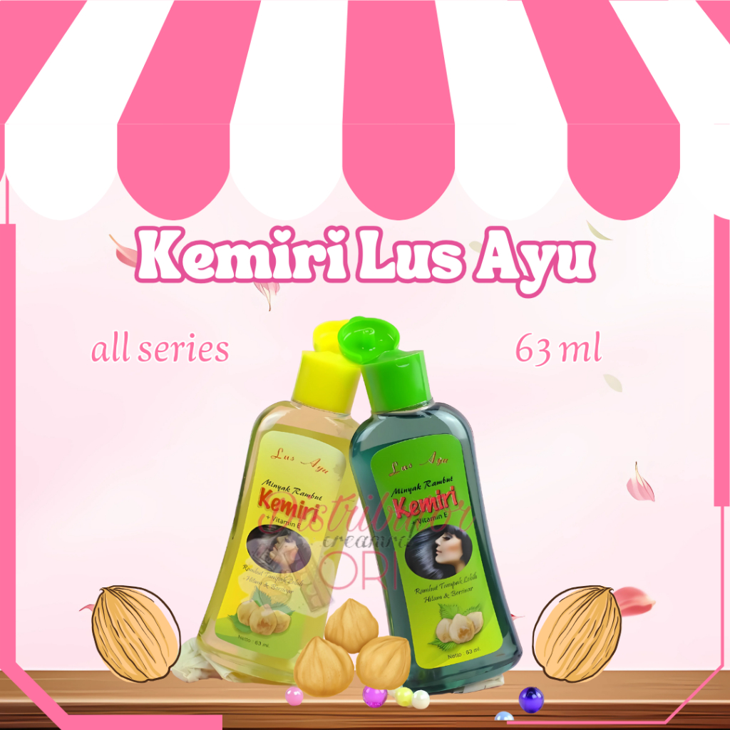 LUS AYU Minyak Rambut Kemiri 63ml | BPOM