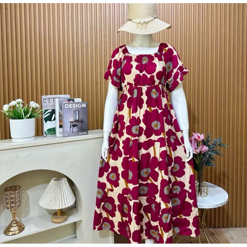 New Arrivals Dress Aulia || Daster Sabrina || Daster lengan Rempel