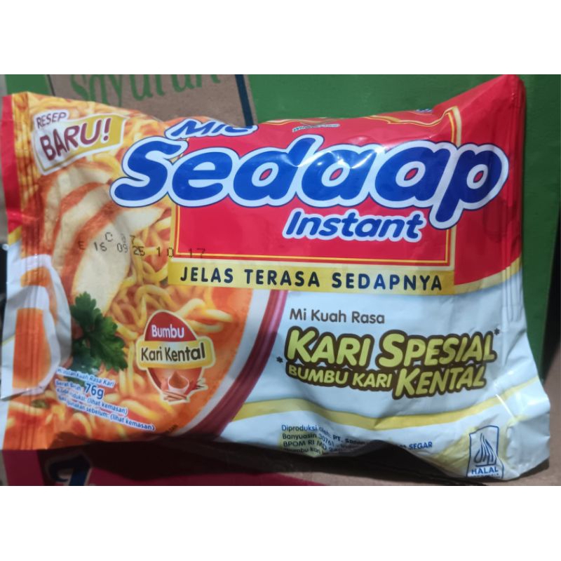 

mie sedap kuah rasa kari spesial