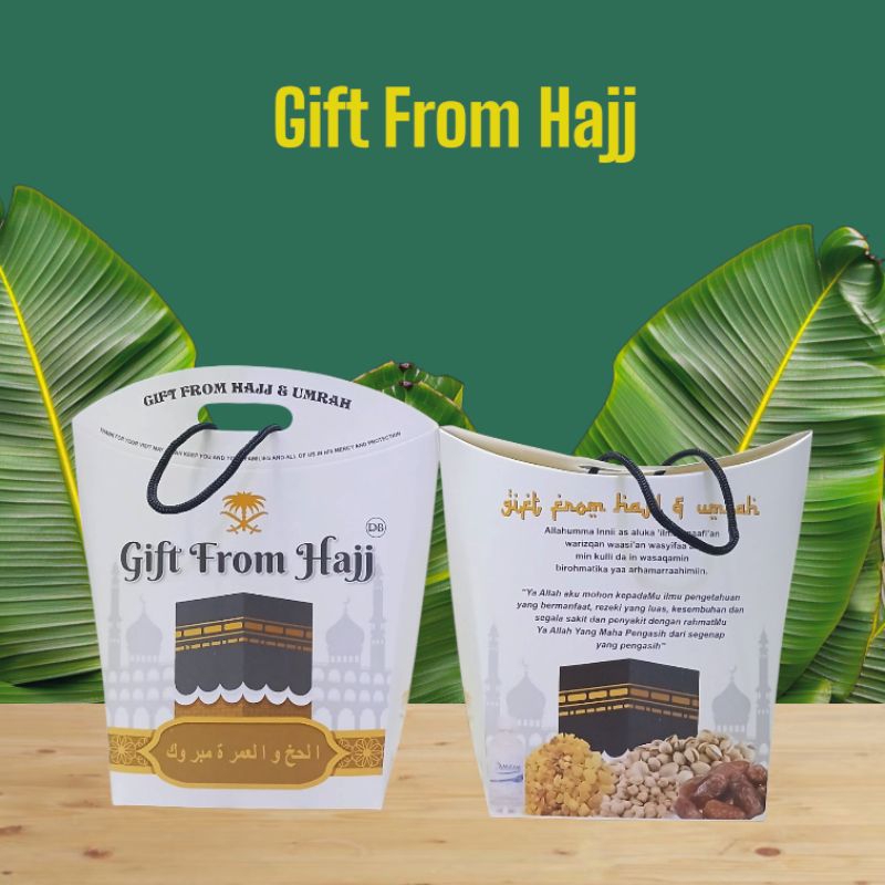 

RB Dus Gift From Hajj 1 pk Isi 50 pcs l Dus Kemasan Oleh Oleh Hajj 1pk isi 50 pcs