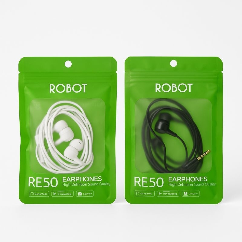 Headset robot RE50, hetset robot Re50, Earphone robot Re50