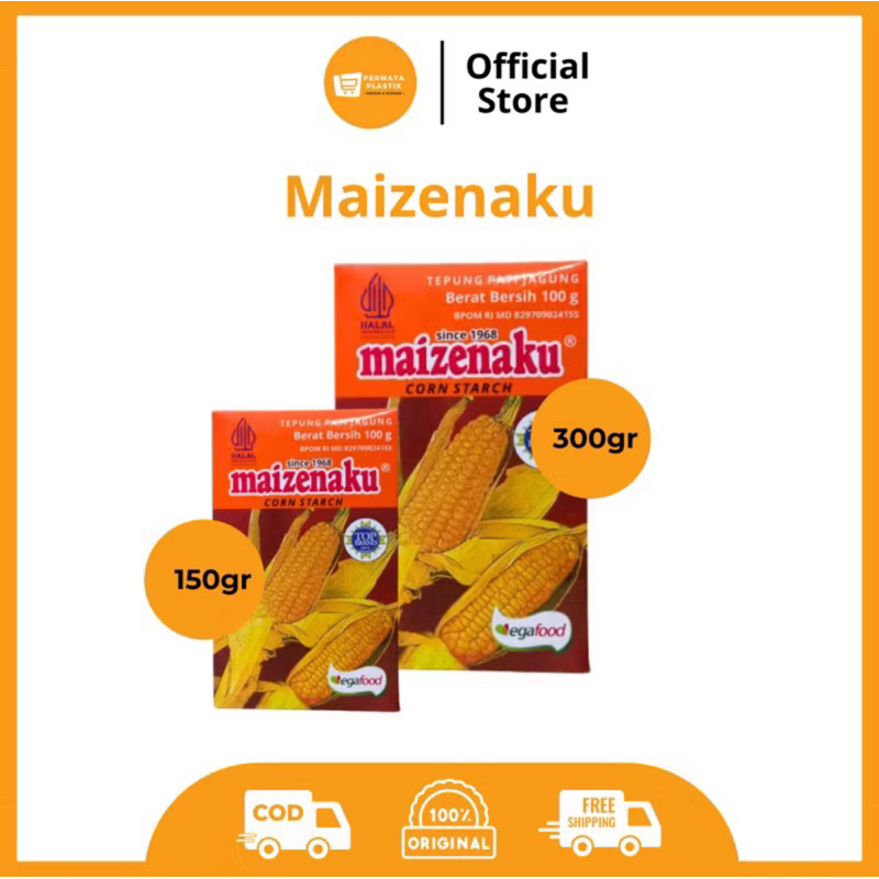 

Tepung Maizena Maizenaku Berat 150gr & 300gr Premium