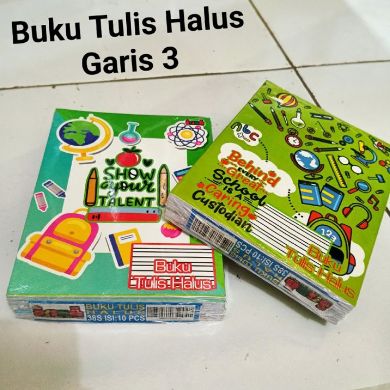 

1 Pak Buku Tulis Halus 38 Lembar isi 10 Buku