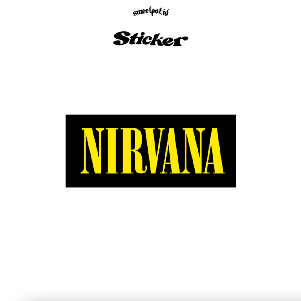 

(BISA COD) STICKER NIRVANA / KURT COBAIN / DAVE GROHL / STICKER BIJIAN / STICKER ECERAN / STICKER METAL / STICKER POP / STICKER INDIE / STICKER BAND/ BRITPOP
