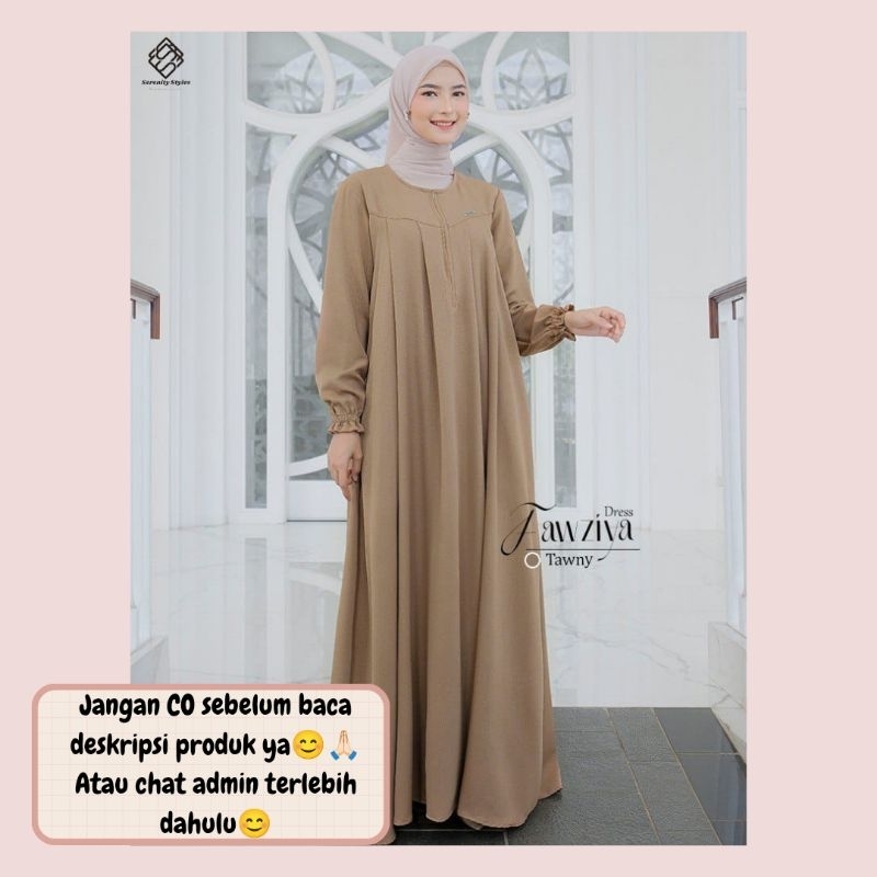 Fawziya dress by Serenity style OPEN PRE ORDER (READY JULI 2025) Gamis cantik